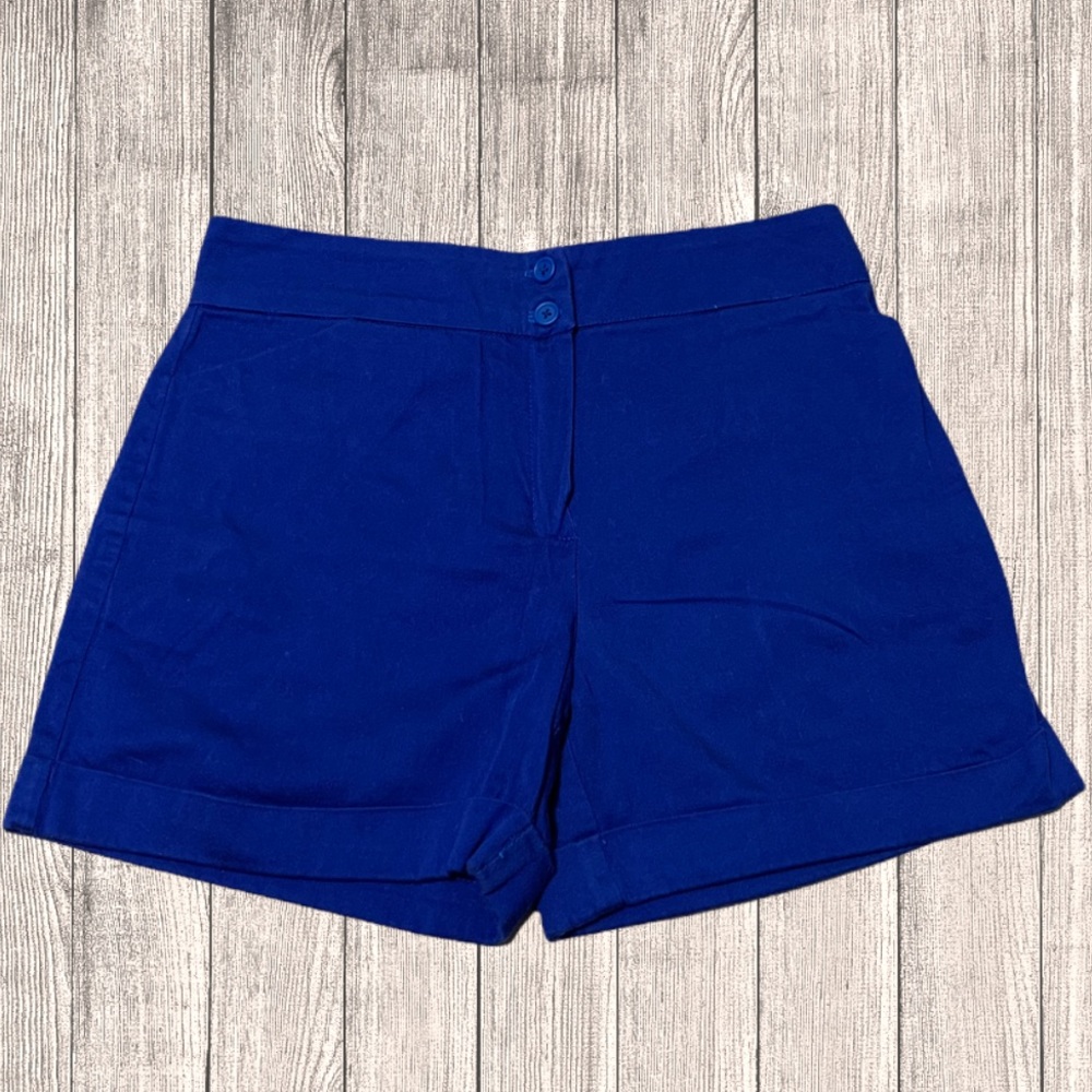Mid-rise Royal Blue Shorts- size 6
